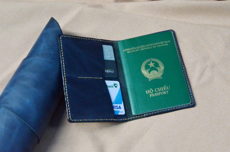 ví đựng passport da thật